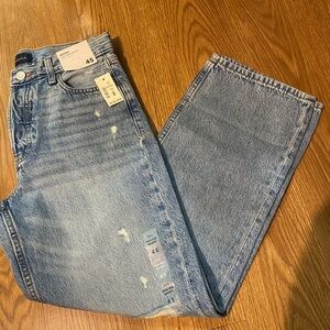 AEROPOSTALE HIGH WOMEN RISE BAGGY NON STRETCH  SIZE 4S New with tags